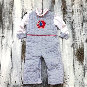 Vintage Chandler Elephant Playsuit